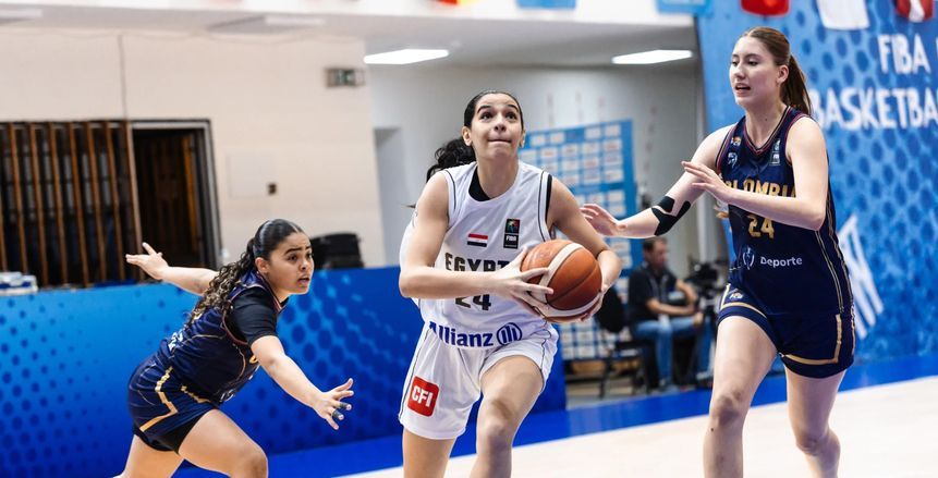 منتخب ناشئات السلة يهزم كولومبيا وينافس على المركز التاسع ببطولة العالم