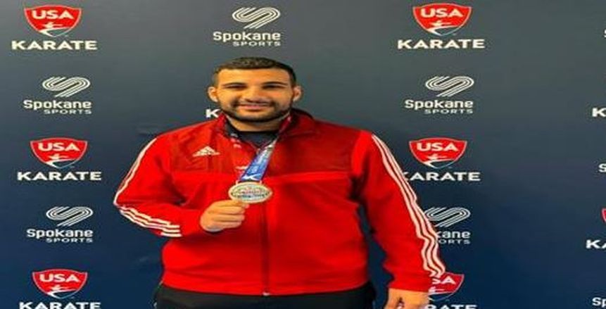 حازم أحمد يحصد ذهبية بطولة الولايات المتحدة الوطنية للكاراتيه