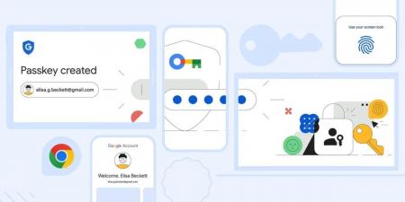 جوجل تسهل استخدام مفاتيح المرور عبر الأجهزة