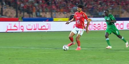 وسام أبو علي يسجل الهدف الثاني للنادي الأهلي في مرمى جورماهيا الكيني في دوري أبطال أفريقيا بصناعة يحيى عطية الله