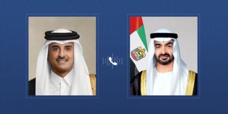 رئيس الدولة يعزي هاتفياً أمير قطر بوفاة الشيخ حمد بن خليفة آل ثاني