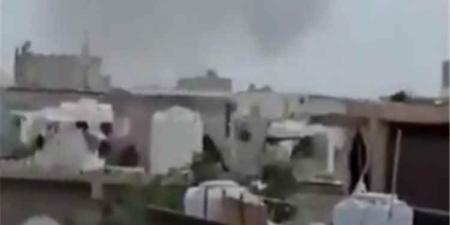 شاهد لحظة قصف : القوات المسلحة اليمنية: استهدفنا مدرج مطار صنعاء لمنع هبوط طائرة إيرانية ( فيديو)