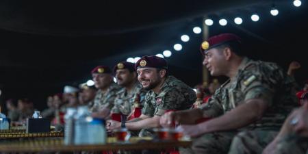 الكتيبة الخاصة 101 تقيم أمسية لولي العهد بمناسبة اختتام خدمته فيها