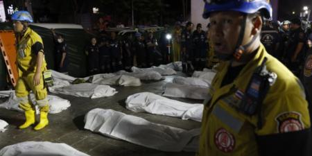 ارتفاع حصيلة وفيّات حريق بانكوك إلى 32 شخصًا