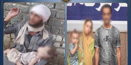 بسبب ثقب في القلب.. الداخلية توضح حقيقة فيديو استجداء عاطل بطفلته المغشي عليها