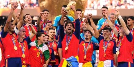 احتفالات تاريخية.. مراسم تتويج إسبانيا بلقب كأس العالم 2026 «فيديو»
