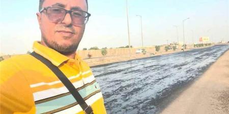 بدء أعمال رش مادة MC في خط الرباط - العند تمهيداً للسفلتة