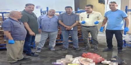 ضبط 2 طن أسماك ولحوم ودواجن فاسدة في حملة رقابية لتموين كوم حمادة بالبحيرة