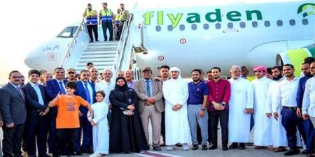 مطار عدن يستقبل الطائرة الجديدة "المعلا" لتنضم إلى أسطول شركة "فلاي عدن" التابعة لمجموعة القطيبي