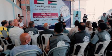 بالتعاون مع الأمم المتحدة.. "الفارس الشهم 3" تطلق مشروعاً لمكافحة الآفات وحماية الصحة العامة في غزة