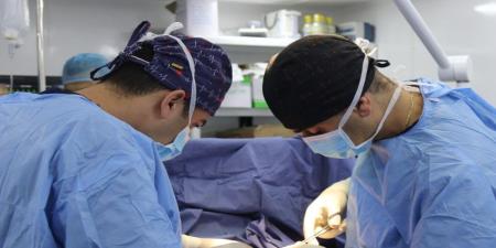 المستشفى الميداني الأردني نابلس/11 يجري عملية جراحية نوعية