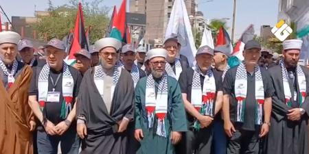 تقرير مصور | تزامناً مع الأربعين… انطلاق فعاليات حملة “أنصار القدس” في كربلاء