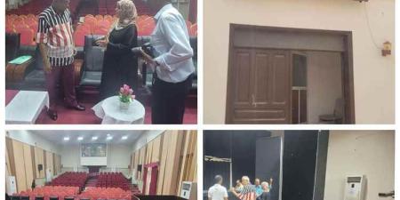 "مسرح رائد طه يعود للحياة".. تفقد مفاجئ من لجنة محافظ عدن استعداداً لتأبين أسطورة الفن اليمني