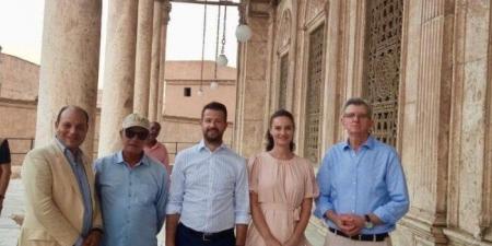رئيس جمهورية الجبل الأسود وقرينته يزوران قلعة صلاح الدين الأيوبي
