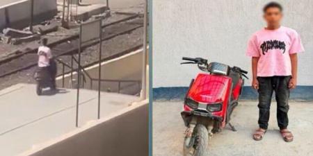 بقصد الاستعراض.. القبض على سائق بتهمة السير على رصيف محطة قطار بالغربية