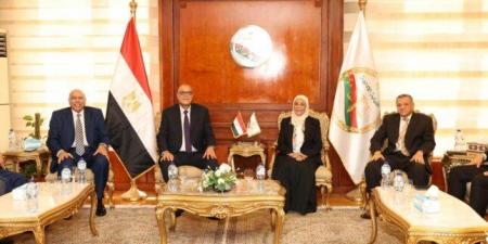 رئيس هيئة قضايا الدولة يزور رئيسة النيابة الإدارية لتهنئتها بالمنصب الجديد