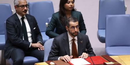 نيابة عن رئيس الدولة.. عبدالله بالعلاء يشارك في النقاش المفتوح لمجلس الأمن حول حوكمة الموارد الطبيعية