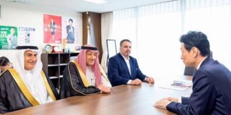 نائب وزير الخارجية يلتقي رئيس رابطة البرلمانية السعودية اليابانية