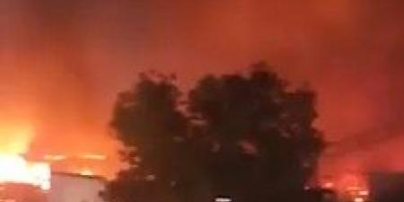 بالفيديو | مشاهد للدمار والحرائق جراء العدوان السعودي الأميركي على سهل نينوى