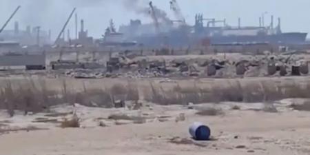 مجلس الوزراء المصري: حريق سفينتين بدمياط أمس ناتج عن طائرة مسيرة