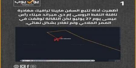 ناقلة روسية تُنفّذ عملية "غامضة" قبالة ميناء حوثي.. صور الأقمار الاصطناعية تكشف ما حدث في عرض البحر