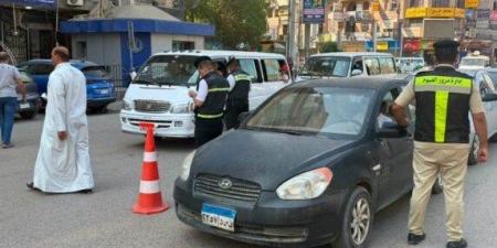حملات مكثفة تضبط 19 مركبة وتسحب 69 رخصة بالفيوم