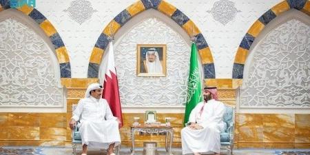 السعودية وقطر تبحثان تعزيز التعاون المشترك وتطوير العلاقات بين البلدين