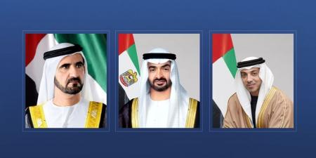 رئيس الدولة ونائباه يهنئون رئيس الاتحاد السويسري بذكرى اليوم الوطني لبلاده