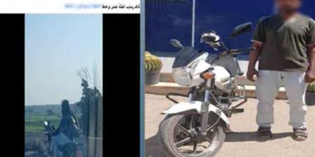 حركات استعراضية على الطريق.. ضبط سائق بتهمة السير برعونة بالشرقية| فيديو