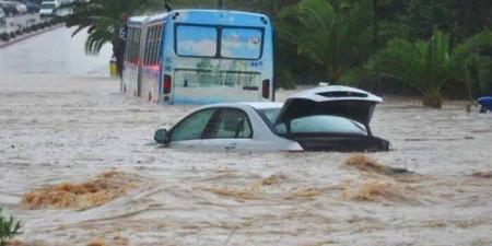 فيضانات مفاجئة بالجزائر بعد عاصفة رعدية وأمطار غزيرة