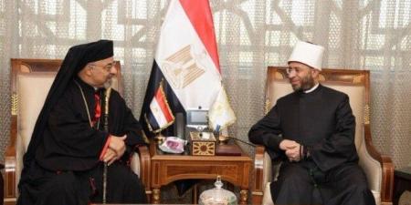 وزير الأوقاف يستقبل بطريرك الأقباط الكاثوليك لبحث آفاق التعاون المشترك