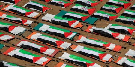 غزة تشيع 112 شهيدا من عائلة واحدة قضوا في حرب الإبادة