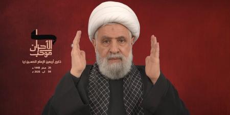 الشيخ قاسم يدعو السلطة السياسية في لبنان إلى إيقاف التنازلات المجانية وفتح باب الحوار مع المقاومة وترميم الوضع الداخلي