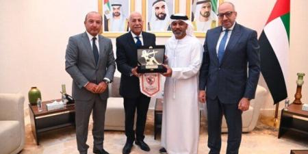 وفد الزمالك يزور سفير الإماراتي لتعزيز العلاقات