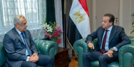 وزيرا الصحة والإنتاج الحربي يبحثان مستجدات عدد من المشروعات القومية المشتركة