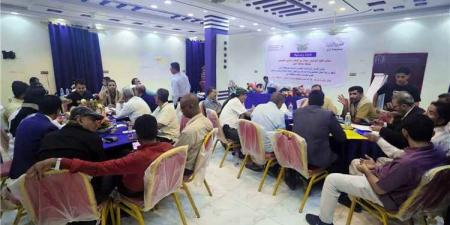 ورشة دعم مشاريع البنية التحتية بأبين تدخل يومها الثاني بتأكيد على تطوير الخدمات وتحقيق التنمية