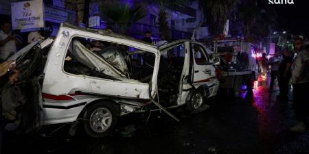 ضحايا بانفجار عبوة ناسفة داخل حافلة في جرمانا بريف دمشق