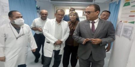 مدير «صحة قنا» يتفقد مستشفى الحميات ويوجه بزيادة الطاقة الاستيعابية