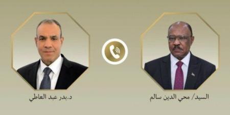 وزير الخارجية يبحث مع نظيره السوداني تعزيز العلاقات الثنائية