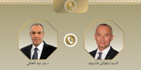 وزير الخارجية يبحث هاتفياً مع الممثل الأعلى لقطاع غزة مستجدات الأوضاع في القطاع