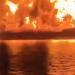بالفيديو | اشتعال النيران بسفينتين سعوديتين استهدفتهما القوات المسلحة اليمنية