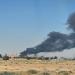 كوادر الدفاع المدني تتعامل مع حريق في منشأة تعبئة وتغليف خضار وفواكه في المفرق