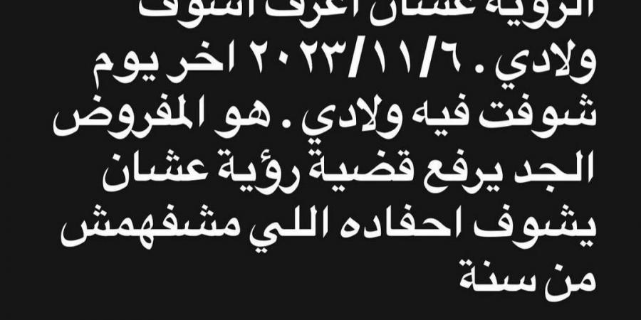 محمد عز العرب يكذب تصريحات طليقته أيتن عامر: مشوفتش ولادي من سنة