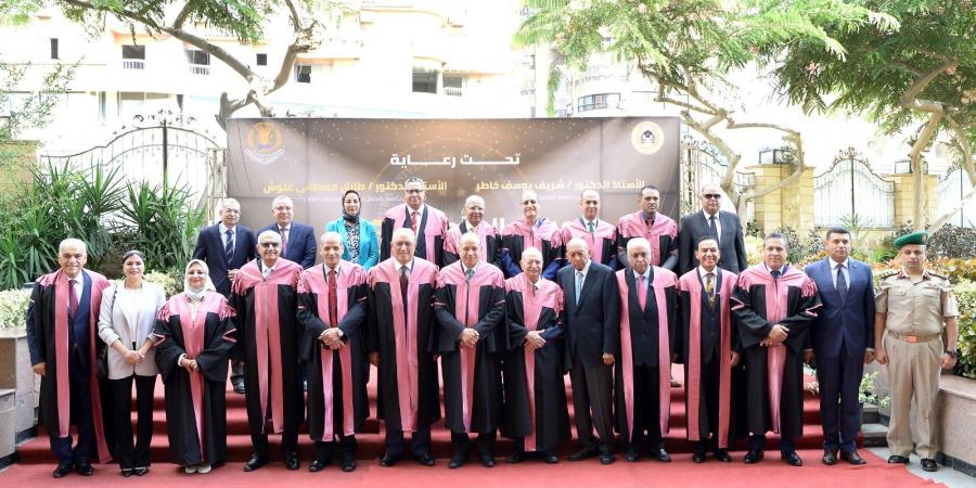 جامعة المنصورة تكرم 75من العلماء والباحثين الفائزين بجوائز الدولة