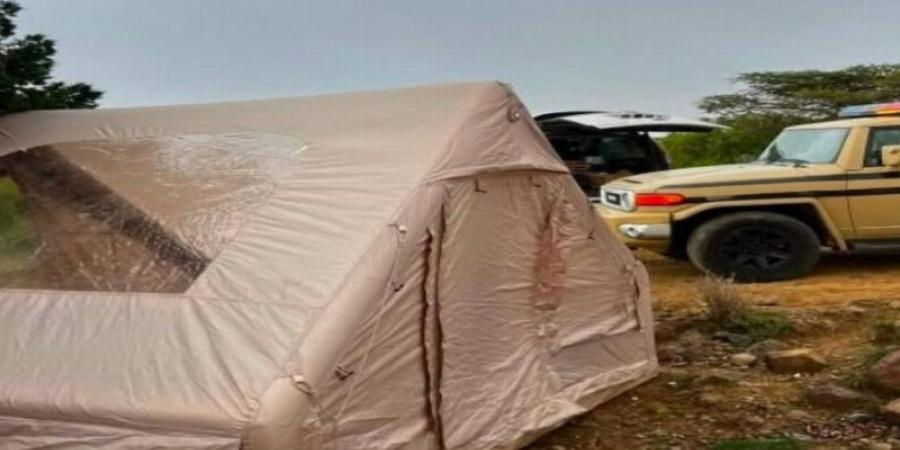 ضبط مخالفة التخييم في محمية الإمام فيصل بن تركي الملكية