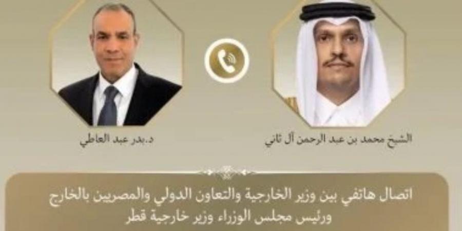 وزير الخارجية يبحث مع نظيره القطري تطورات الأوضاع الإقليمية