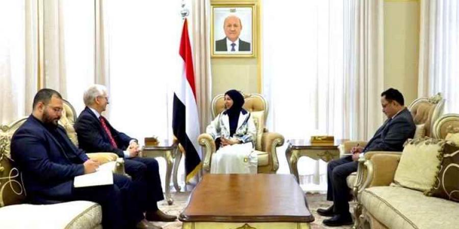 وزيرة الخارجية تبحث مع السفير الألماني دعم اليمن وأمن البحر الأحمر