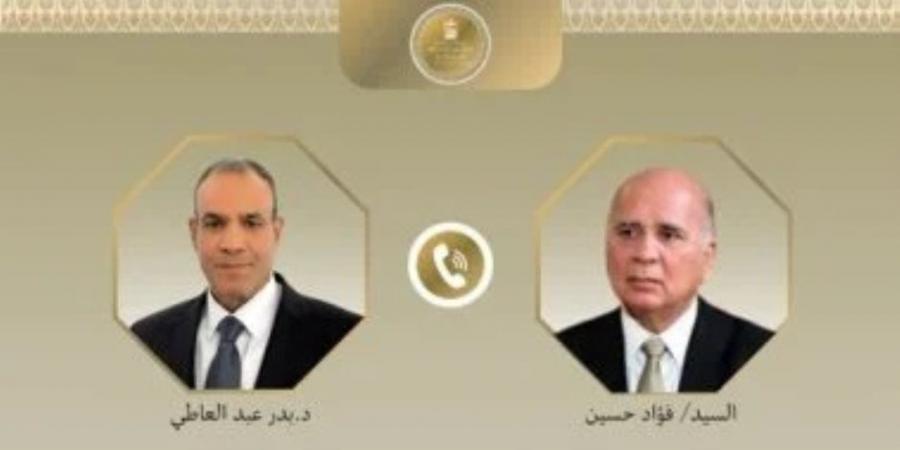 وزير الخارجية يبحثا هاتفياً مع نظيره العراقي التطورات الإقليمية
