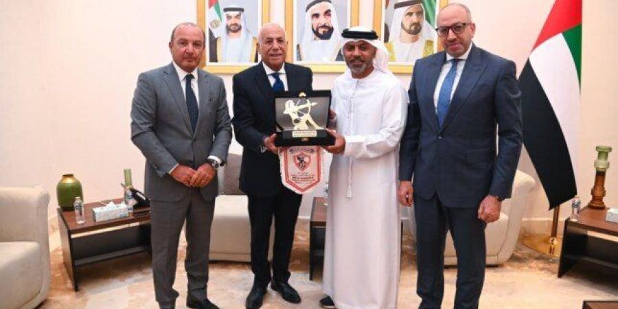 وفد الزمالك يزور سفير الإماراتي لتعزيز العلاقات