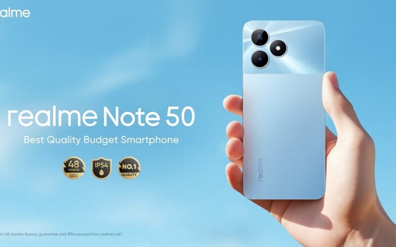 “هتشيل تليفون أنيق أخيرا”.. مميزات رائعة لهاتف Realme Note 50